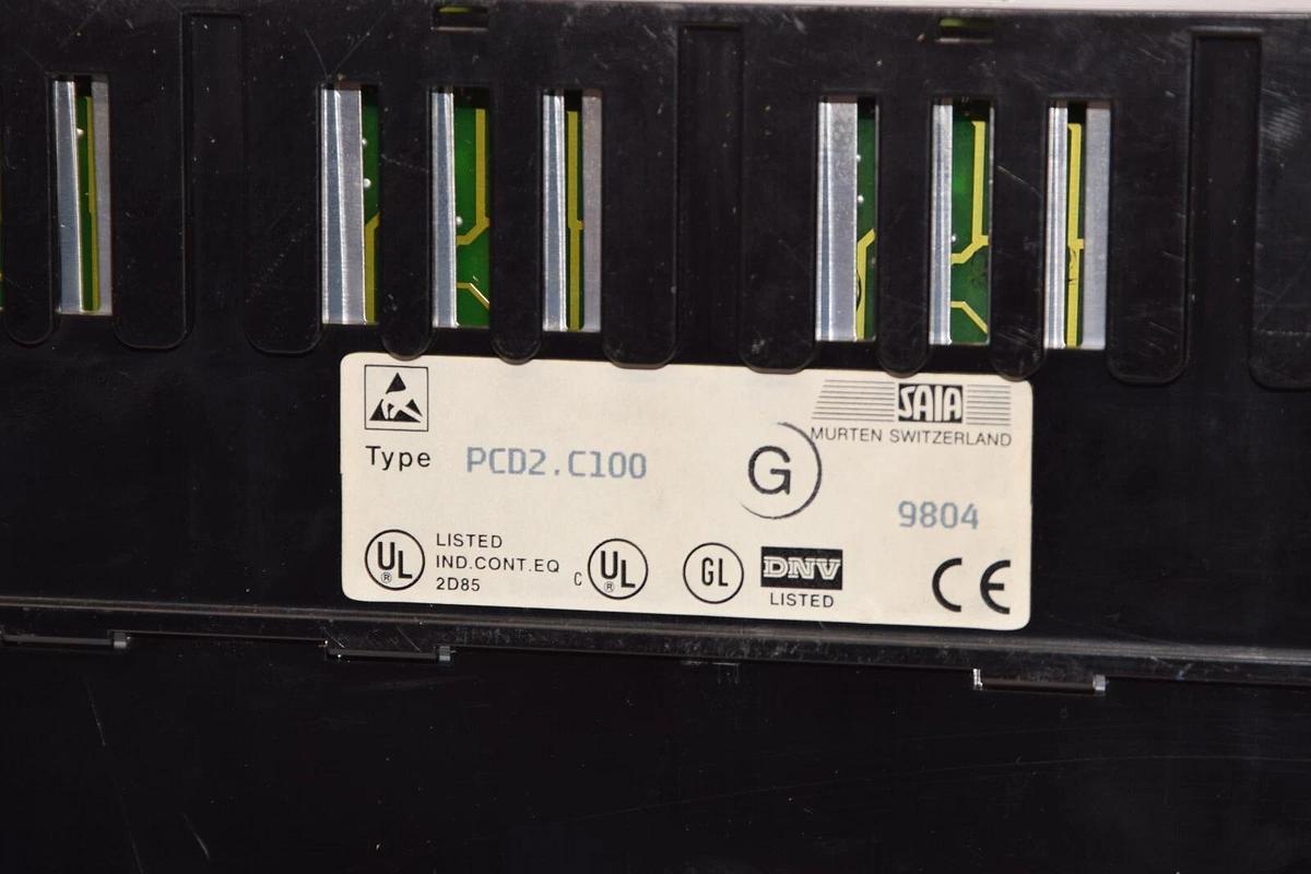 Used SAIA PCD2.C100 Bus Module *Missing Cover*