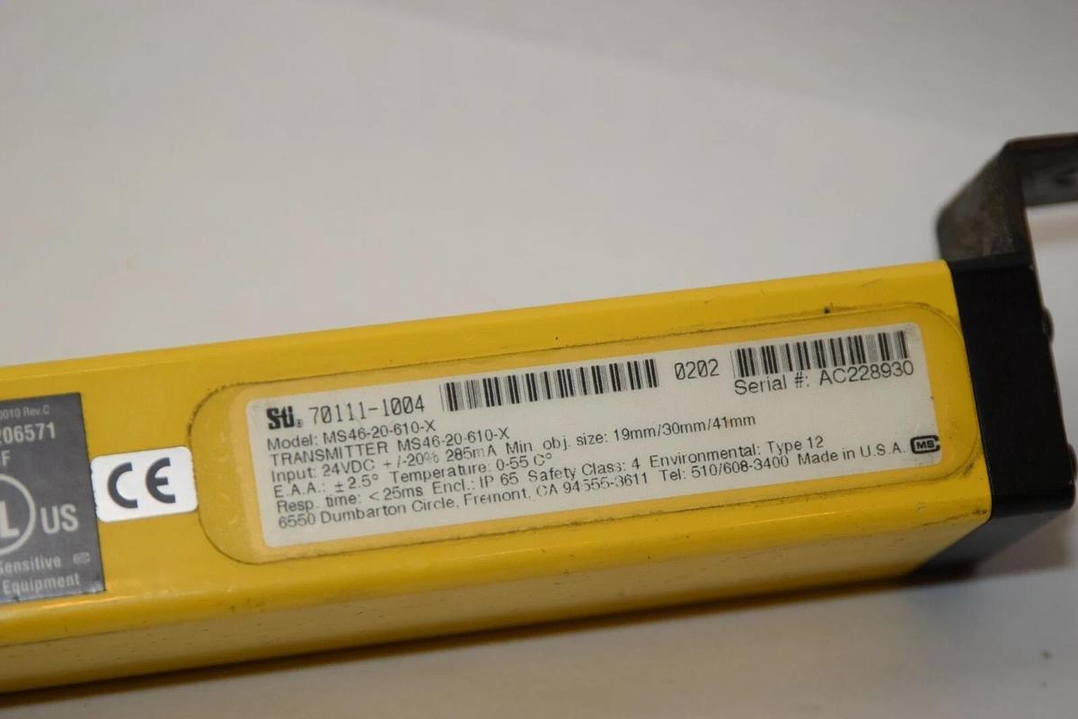 Used STI Mini Safe 4600 Transmitter MS46-20-610-X 70111-1004 24vdc MS4620610X