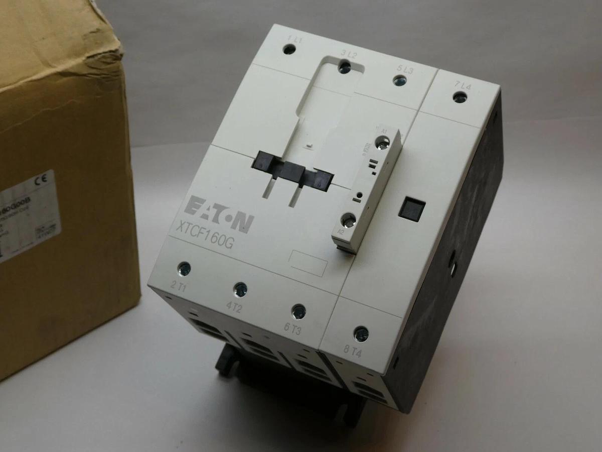 Used (New) Eaton XTCF160G00B  4 pole 160 Amp Contactor 190-240 Volt Coil