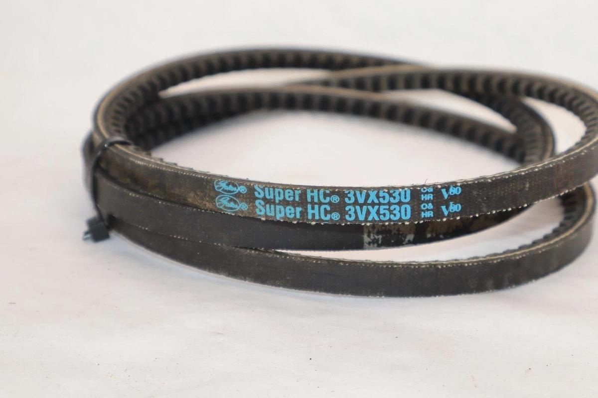 (NEW - Lot of 2) GATES 3VX530 Super HC Cogged V-Belt USA