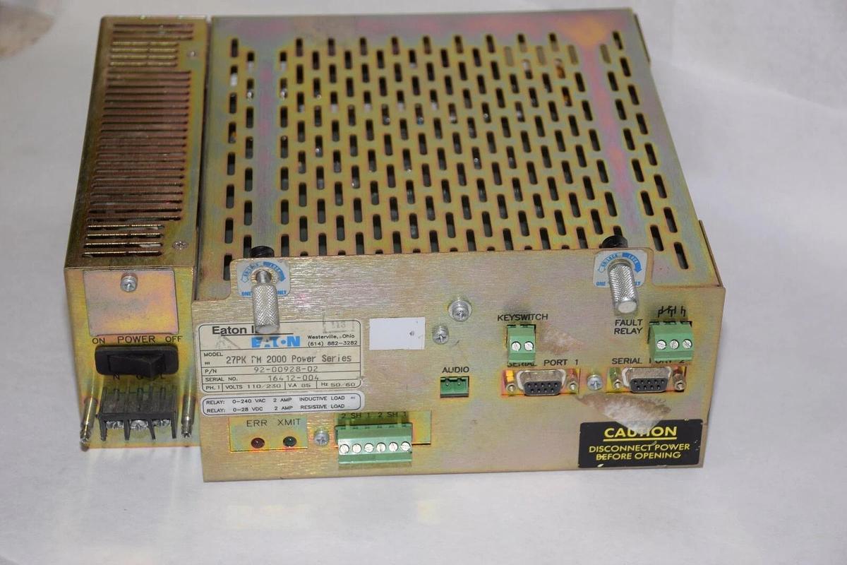 Used Cutler Hammer Eaton IDT  27PK PM 2000 92-00928-02 Power Series Control Module