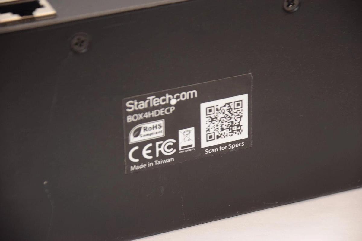 Used STARTECH.COM BOX4HDECP Conference Table Connectivity Pop Up Box W/AV & Data Port