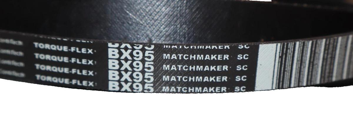 Continental Cogged V-Belt Belt Torque-Flex Matchmaker SC BX-95 Vbelt (New)