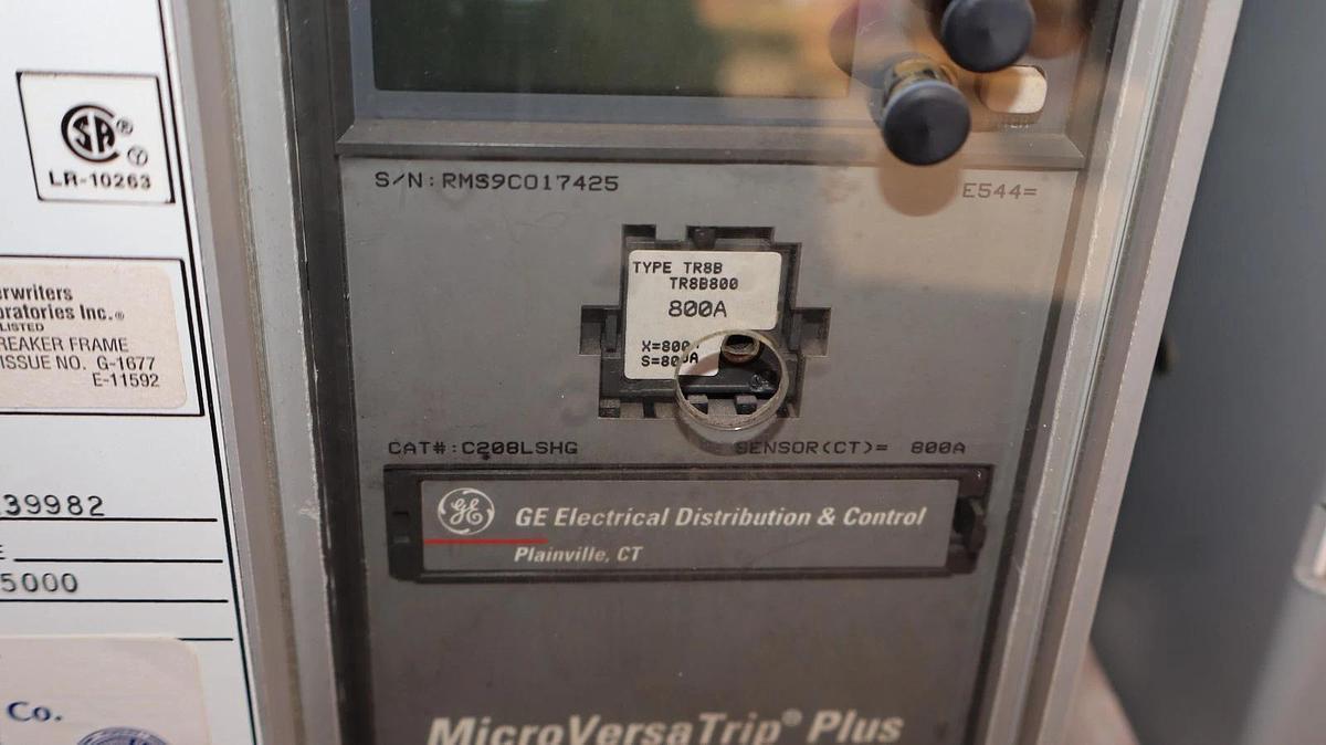 Refurbished GE General Electric Breaker Power Break 800A Amp TC88TTHR TR8B800 GF