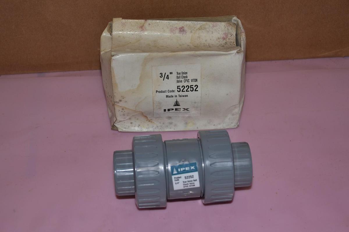 IPEX TRUE UNION BALL CHECK VALVE 3/4" 52252 NEW
