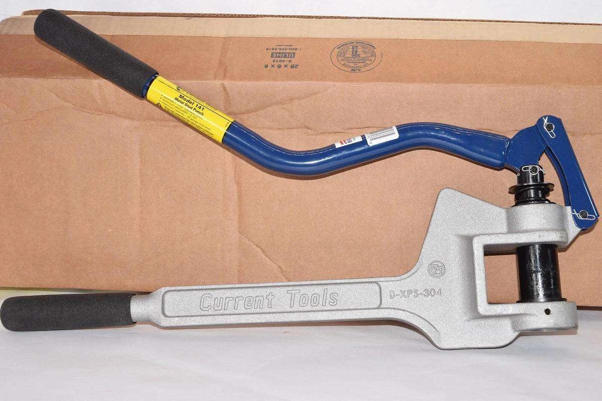 (NEW) CURRENT TOOLS 141 B-XPS-304 1-11/32" Dia Hole Metal Stud Punch