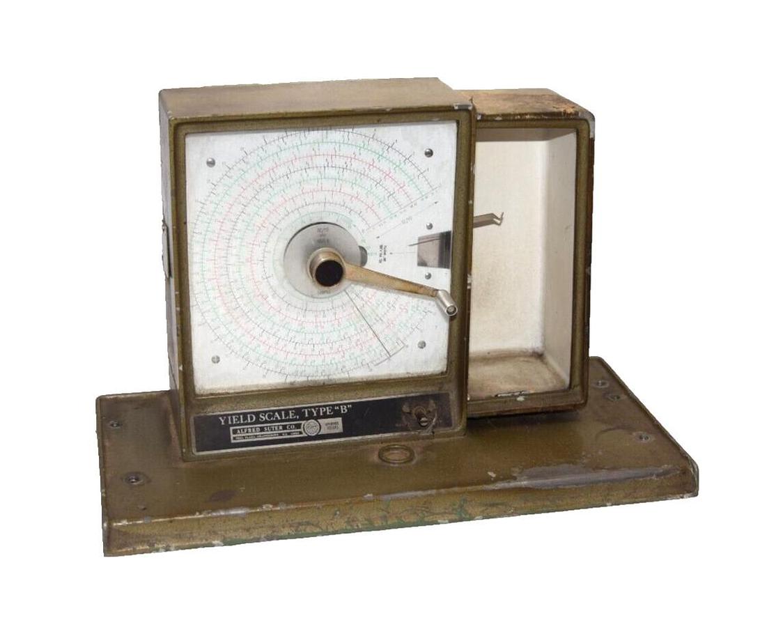 Used ALFRED SUTER CO. Type "B" Yield Scale