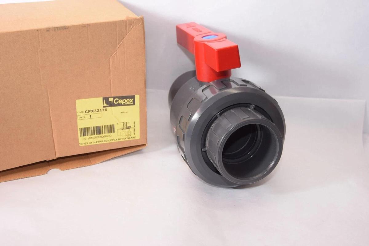 (NEW) CEPEX Hayward CPX32176 PVC-U 2-1/2" Uniblock Single Union Valve