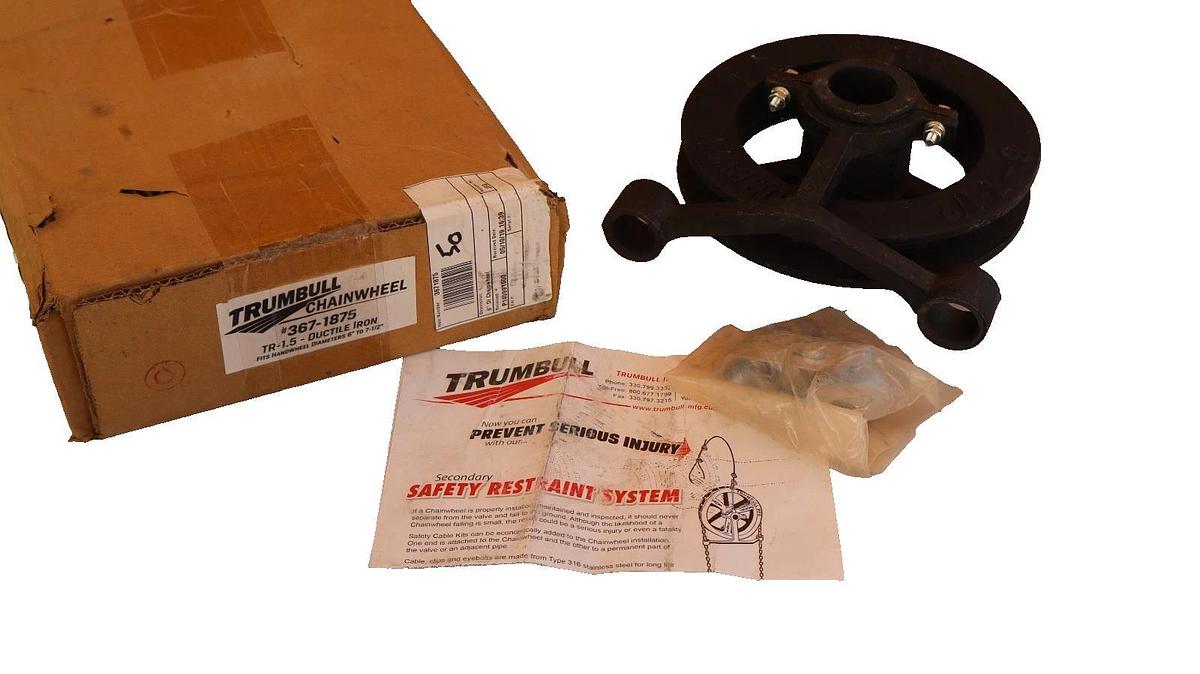 Trumbull Chainwheel Handwheel Ductile Iron TR-1.5 6" - 7-1/2" 6-7-1/2   (New)