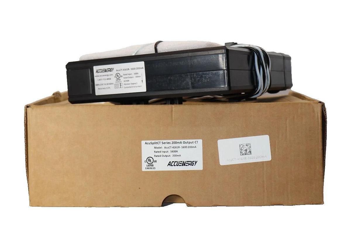 AccuEnergy AcuSplit CT Split Core Current Transformer AcuCT-4161R-1600:200mA NEW