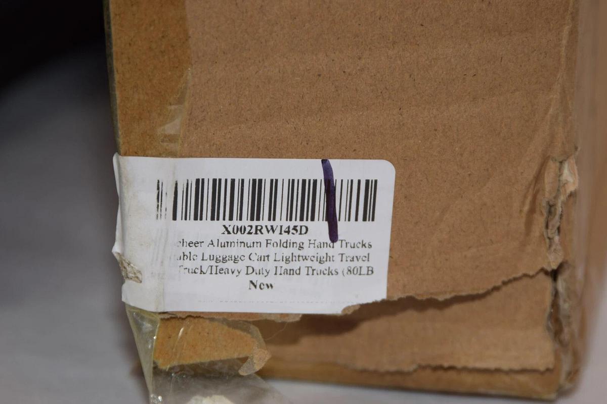 COOCHEER X002RWI45D Aluminum Folding Lightweight Hand Truck Max 80lbs (NEW)