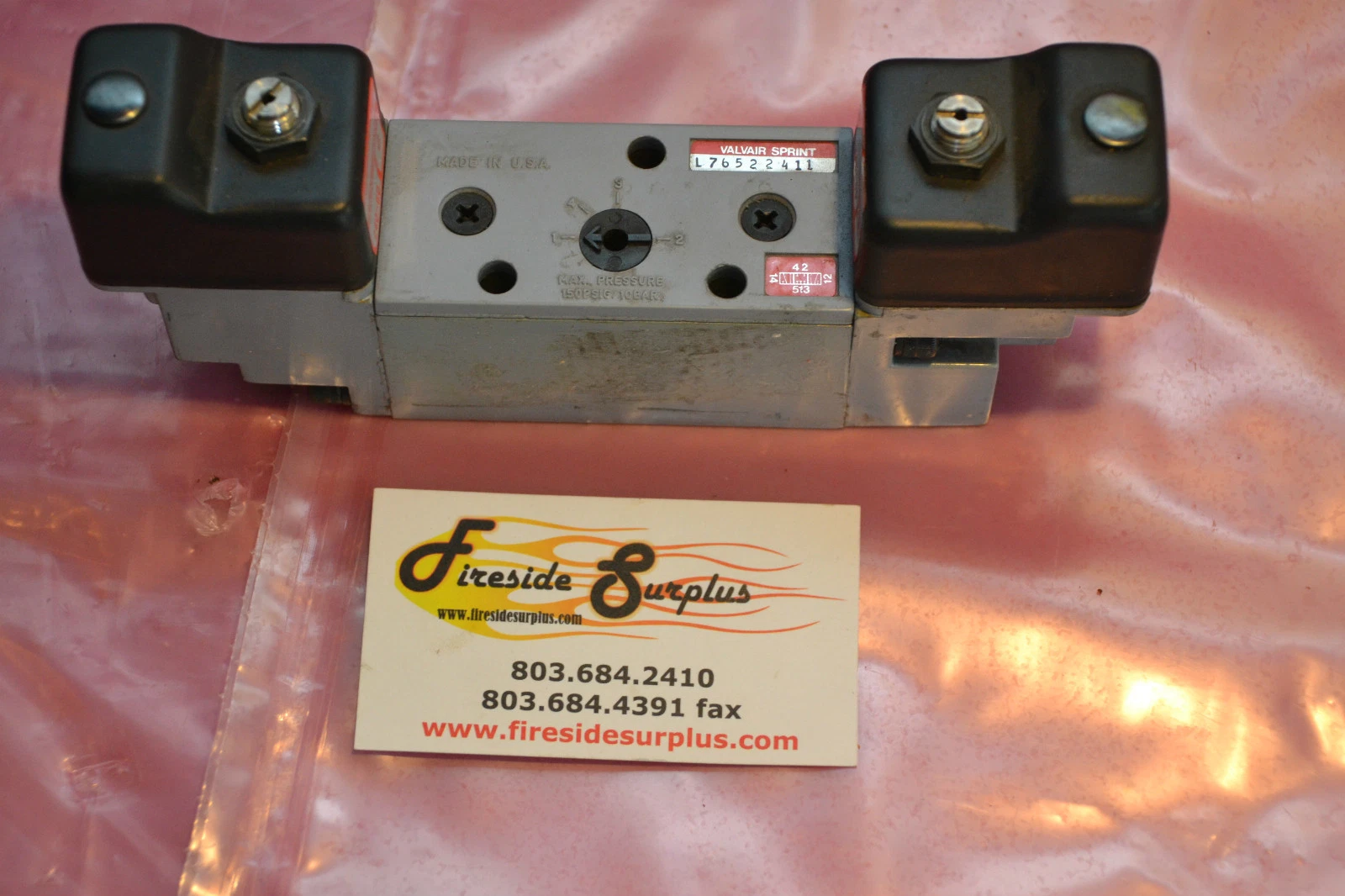 Used SCHRADER BELLOWS VALVE L76522411 240 V 240V 6 WATTS W