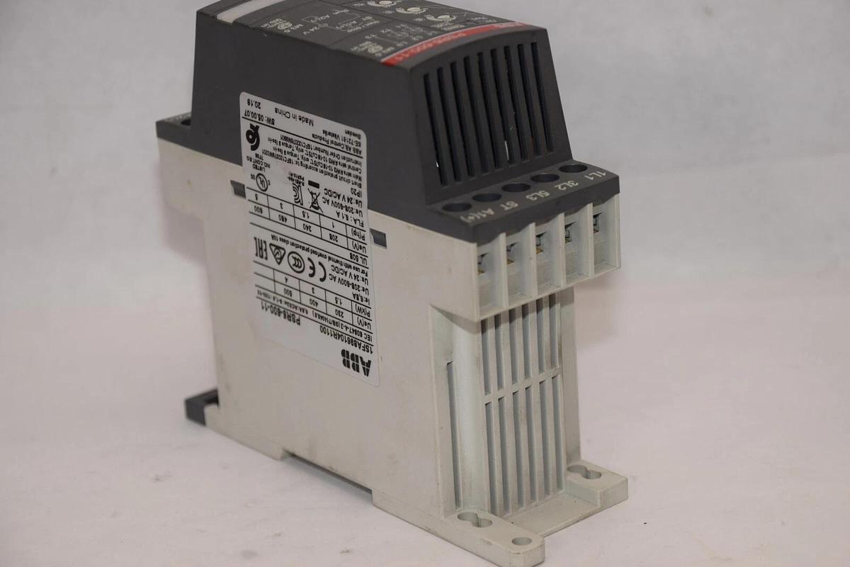 Used ABB PSR6-600-11 , PSR660011 , 1SFA896104R1100 24V Soft Starter