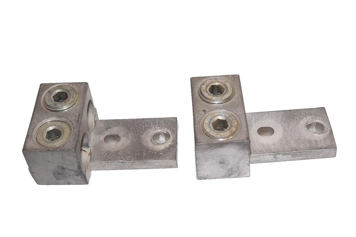 Used CFC-NY-AD600M 600MCM #4 CU-AL Double Mechanical Lugs (Lot of 2)