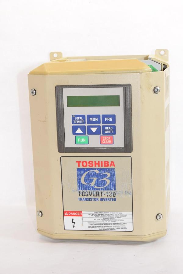Used TOSHIBA VT130G3U4055 5.5KVA 5HP Transistor Inverter AC Drive *Cracked*