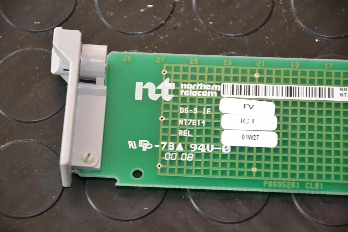 Used NORTEL NORTHERN TELECOM NT7E14AA DS-3 IF NT7E14 DS-3NT7E14 B3D06B479 94V-0