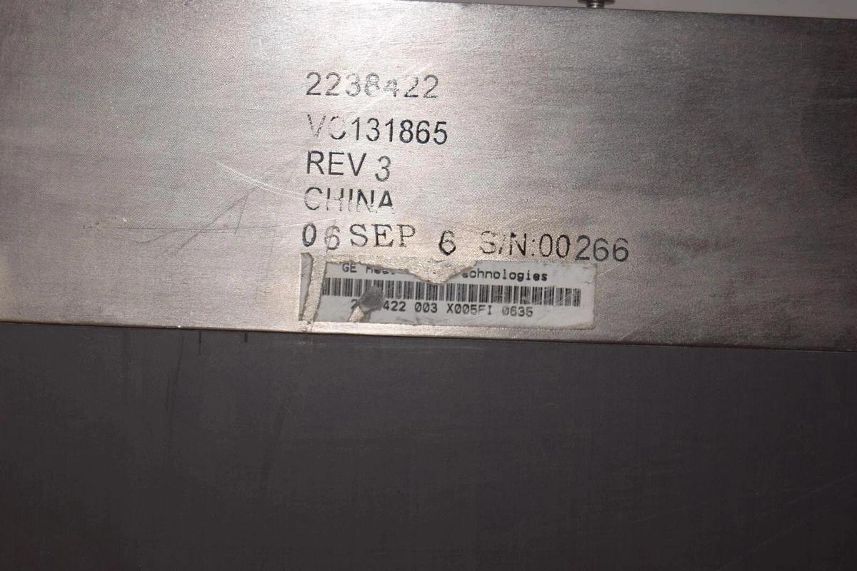 Used GE Healthcare 41cm rad detector PN: 2238422 5134673 VC131865 Thunder Detector