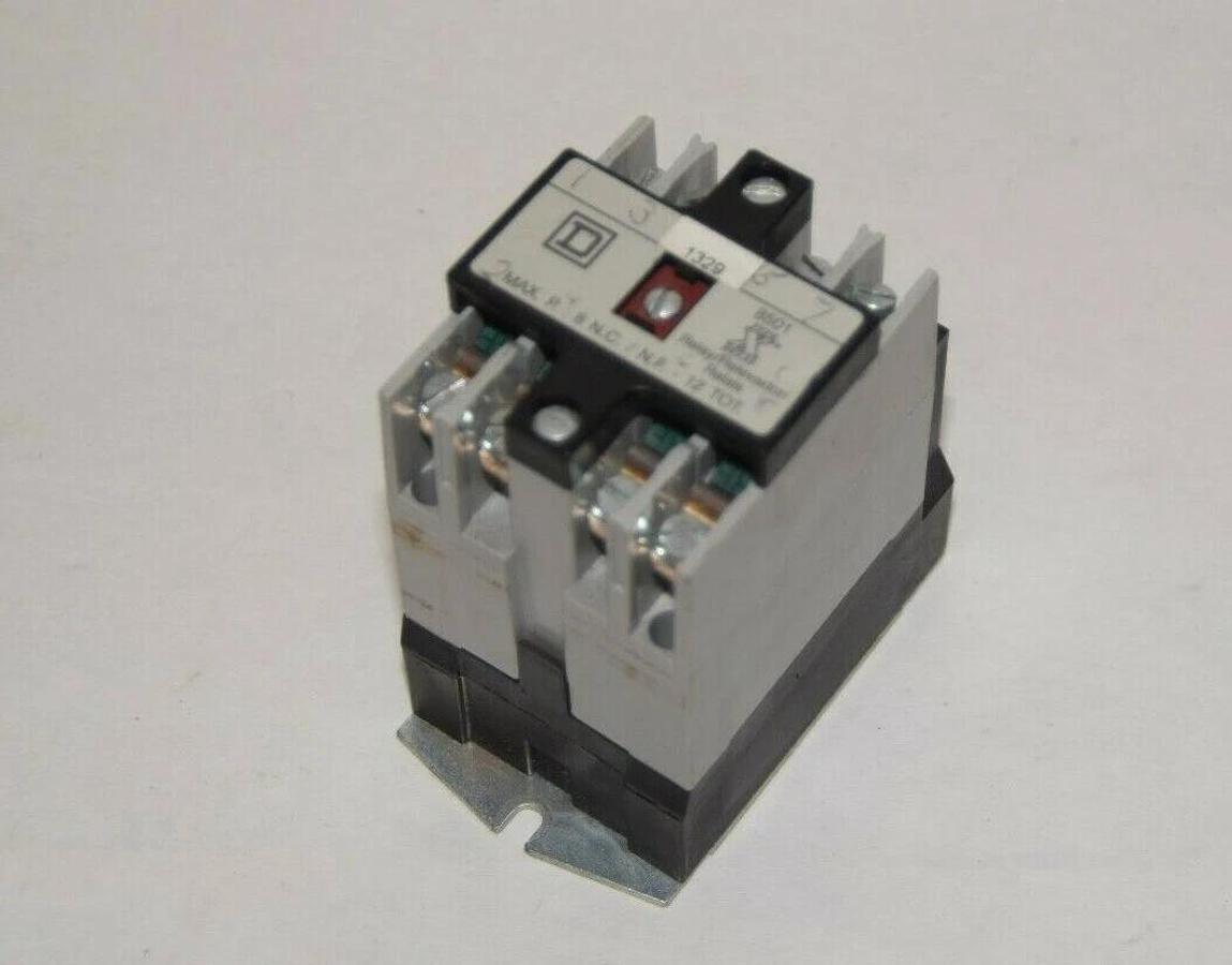 Used SQUARE D 8501X040 8501 X040 Type X Series A 120v Industrial Control Relay