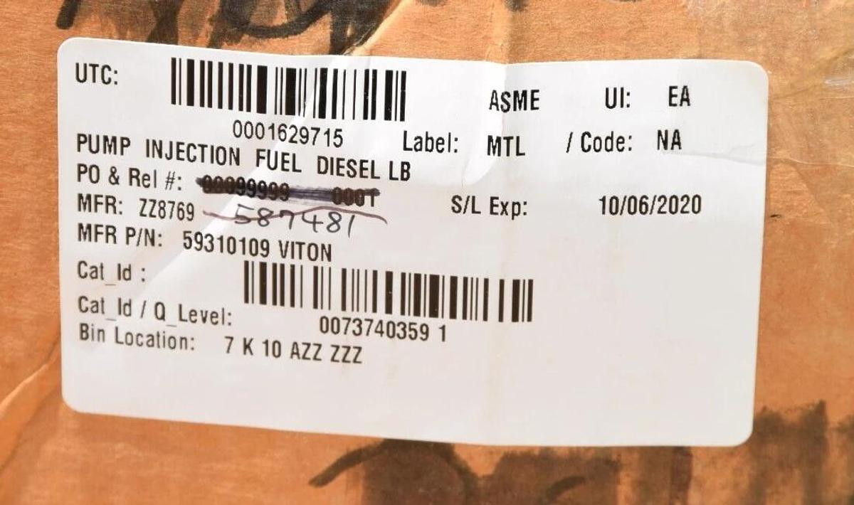Bendix Diesel Fuel Injection Pump FDX-24 10-73204-60 FDX24 *Rebuilt*