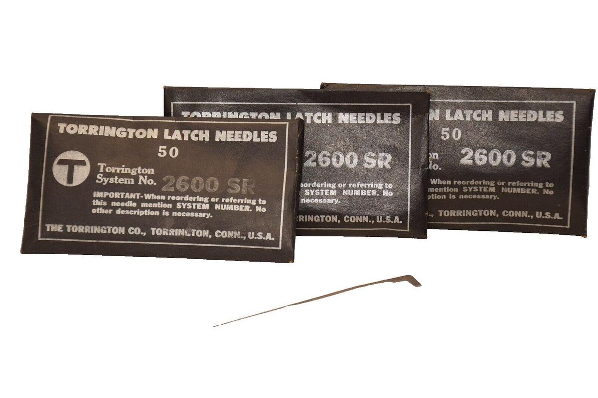(NEW - Approx. 150) TORRINGTON 2600 SR , 2600SR Latch Needle