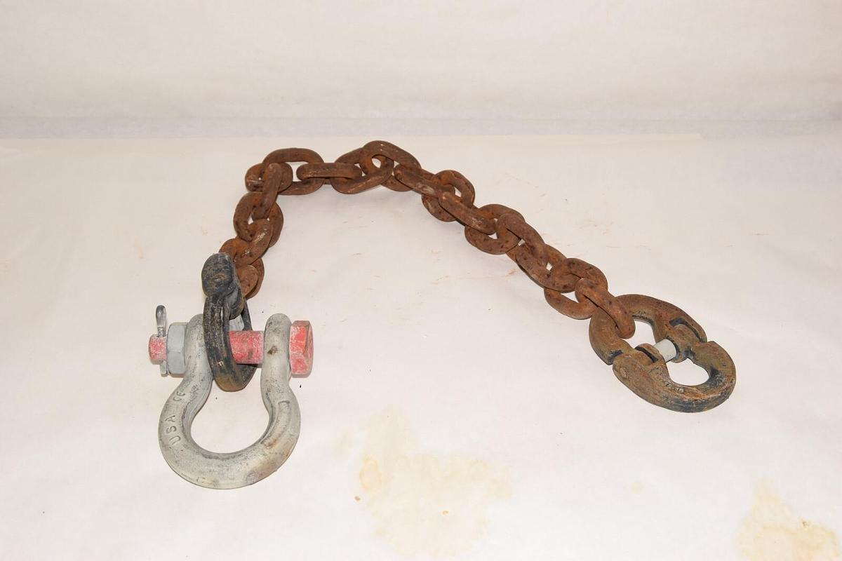 Used 1/2" Crosby Chain Sling 36" CW13-10 U1TK CW 13-10 TSC 7/8 Crosby