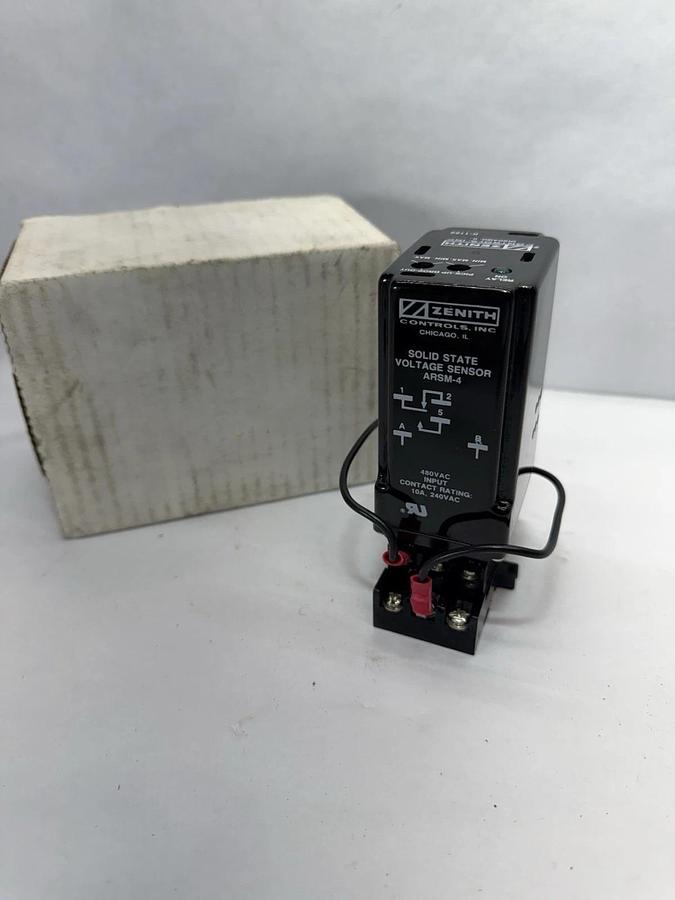 ZENITH Controls, K-1188 ARSM-4 K1188 Solid State Voltage Sensor Relay 480v (New)