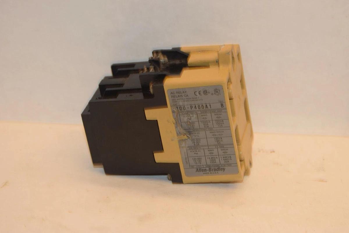 Used ALLEN BRADLEY 700-P400A1  700P400A1 Series A 115-120V Direct Drive Relay