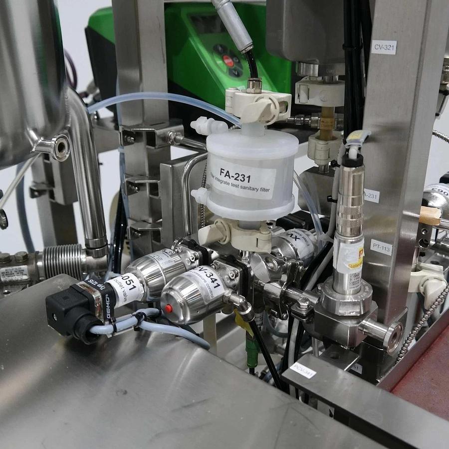 Used GE Healthcare UniFlux Cabinet 10 Tangential Flow Filtration System 2011