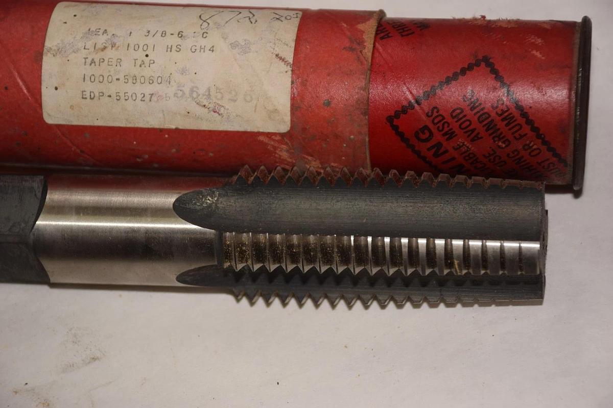 CLEVELAND 1000-580604 EDP-55027 1-3/8" TWIST DRILL TAPER TAP NEW
