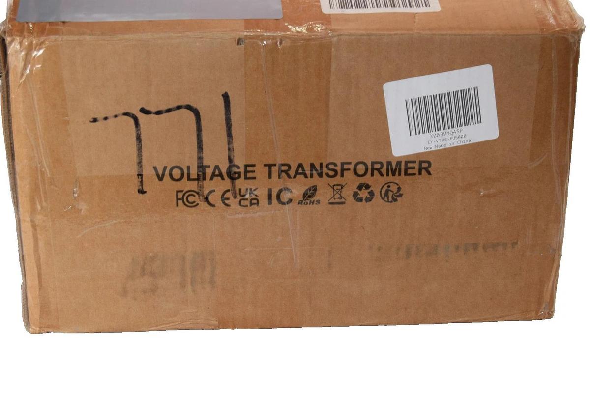 Lvyuan VTUS-EU5000 , VTUSEU5000 110-120V Step up & Down Voltage Transformer -New