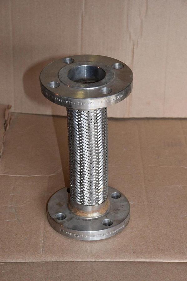Used Flow components 12" Long  2" ID Stainless Steel Flexible Coupling 316 316L A182