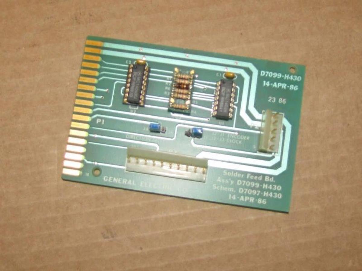 GENERAL ELECTRIC GE SOLDER FEED D7099-H430 NEW