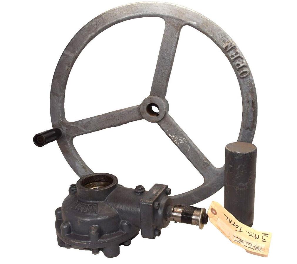 Used POWELL 504804 , 00ZS Stem Valve Gearbox Operator Hand Wheel