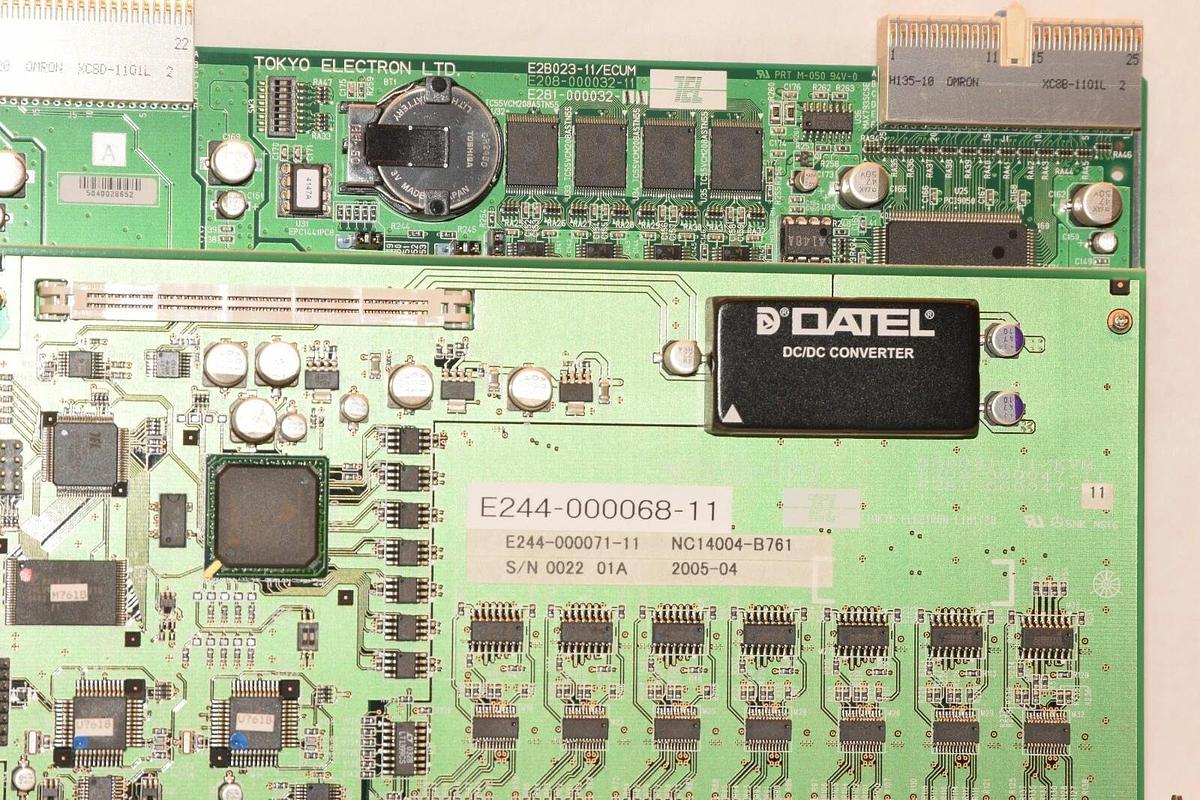 Used TEL E2B023-11/ECUM E2B029/ECUK E208-000032-11 E244-000068-11 Board