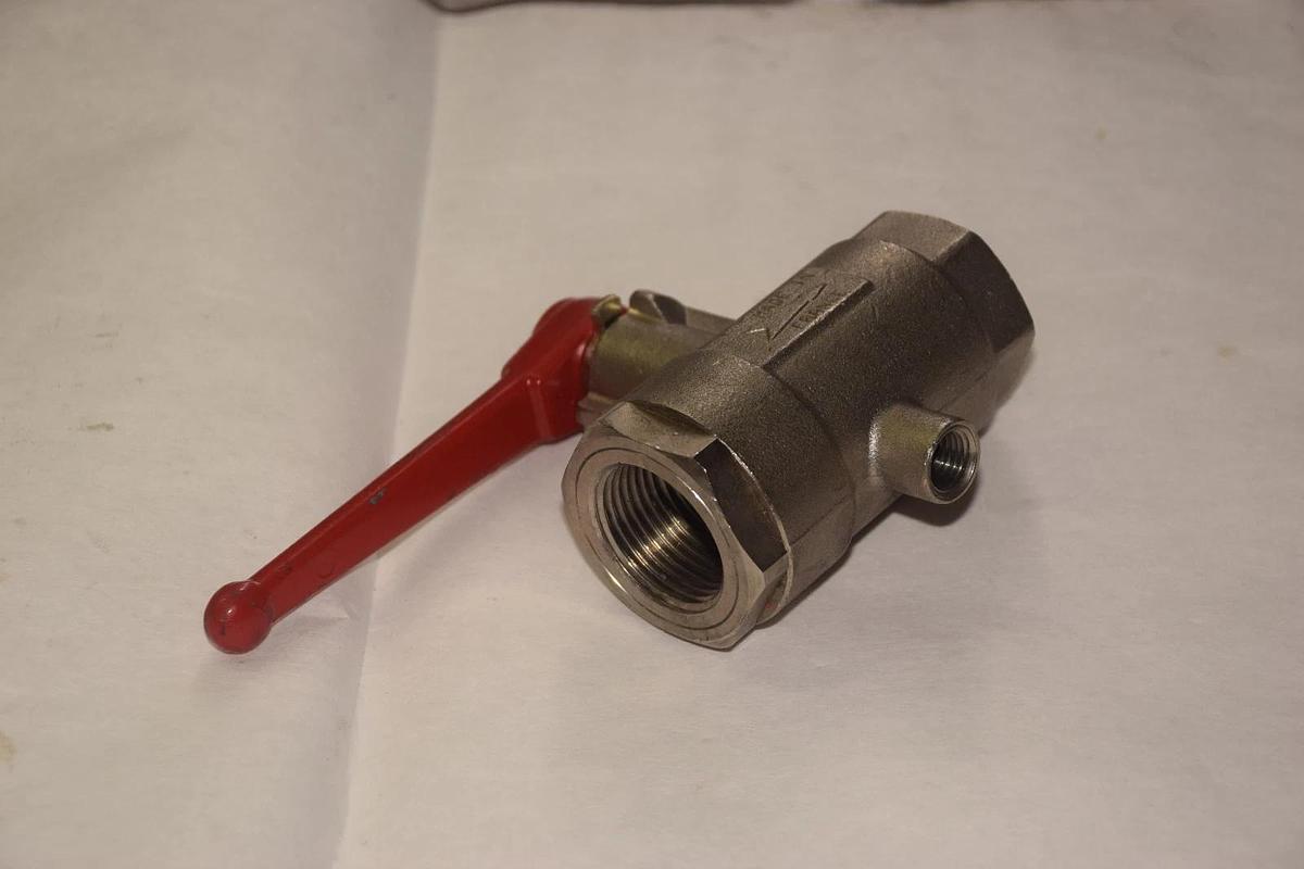 LEGRIS STAINLESS STEEL ONE WAY FLOW BALL VALVE 1" NPT NEW