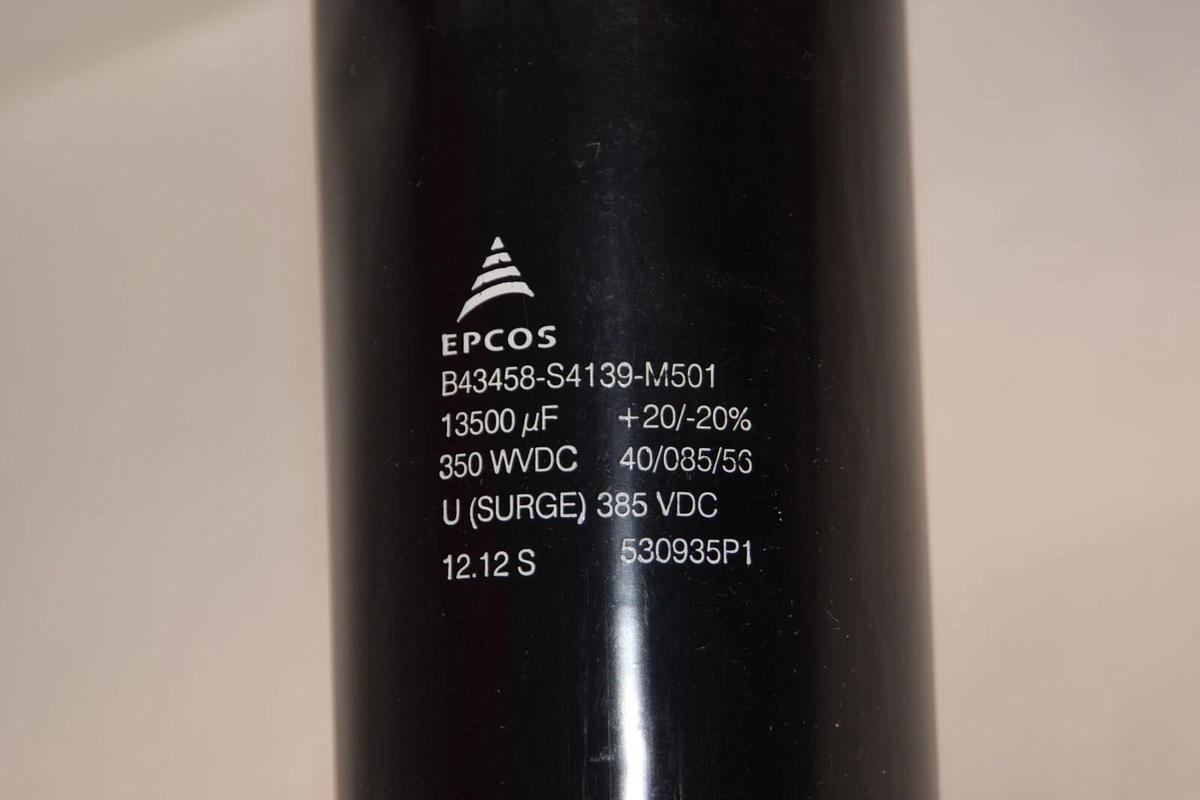 (NEW) EPCOS B43458-S4139-M501 385VDC 13500uf 350WVDC Capacitor