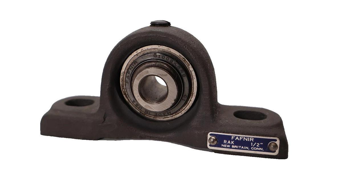 (NEW) FAFNIR RAK 1/2"  RAK-1/2" 2-Bolt Pillow Block Bearing