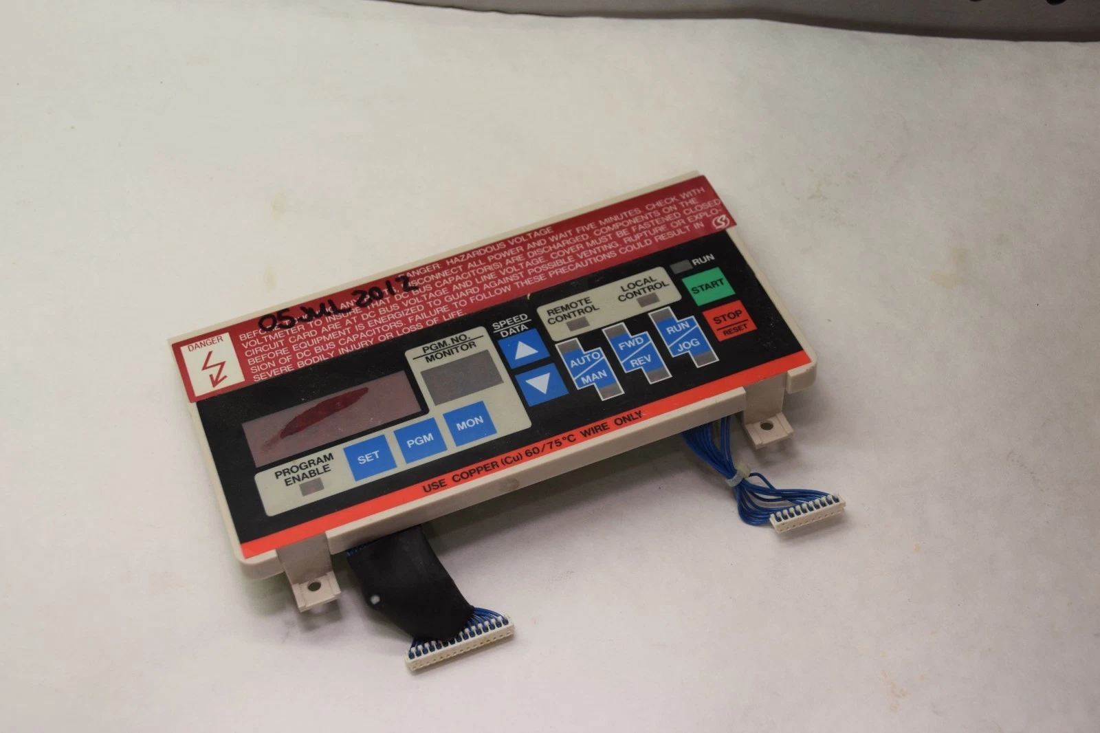 Used Reliance Electric MD-B3003B Keypad for GP2000 2GU21001 VFD, Drive 0-48680-310