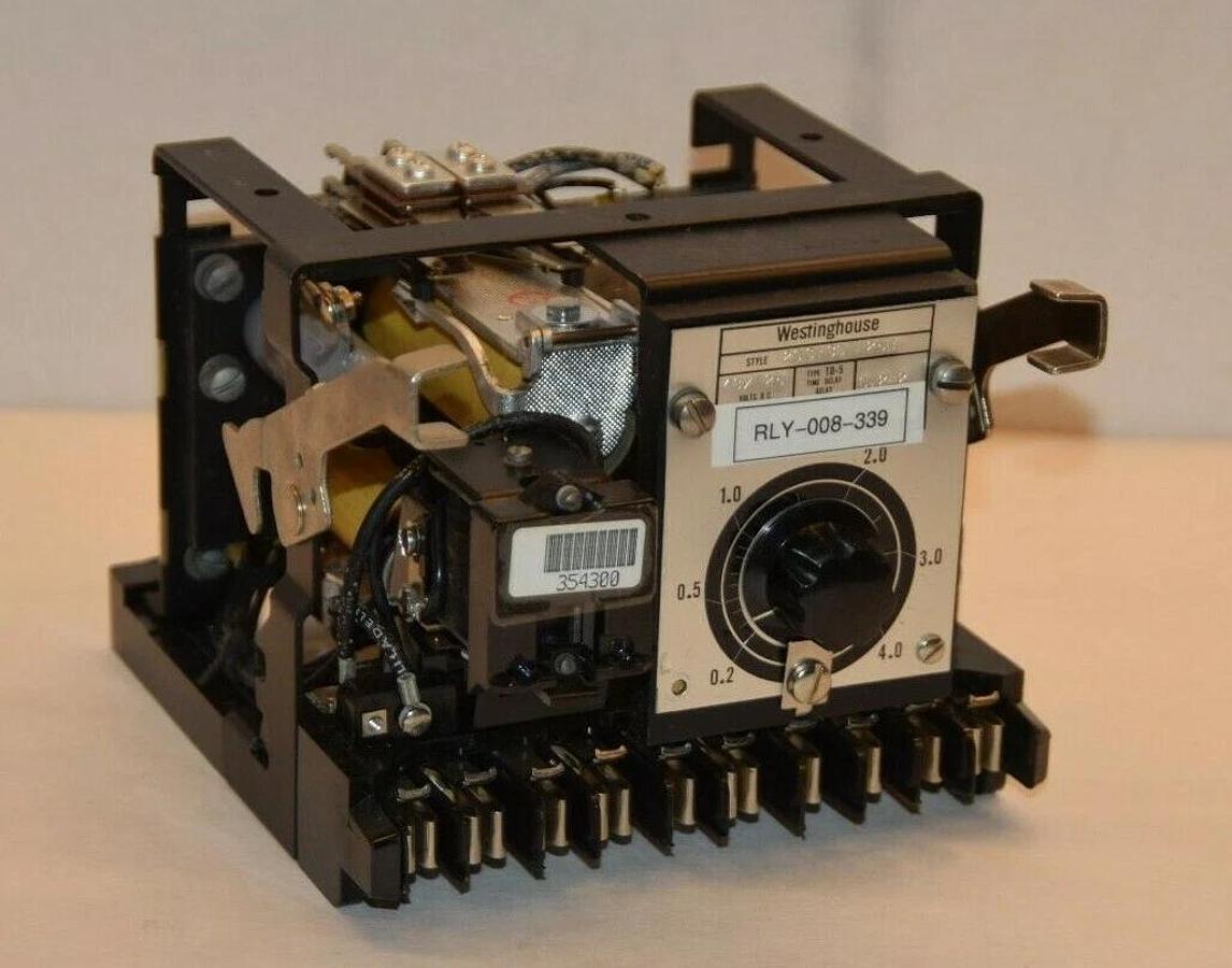 Refurbished Westinghouse 293B301A25B 48/125V Type TD-5 0.2-2 Time Delay Relay