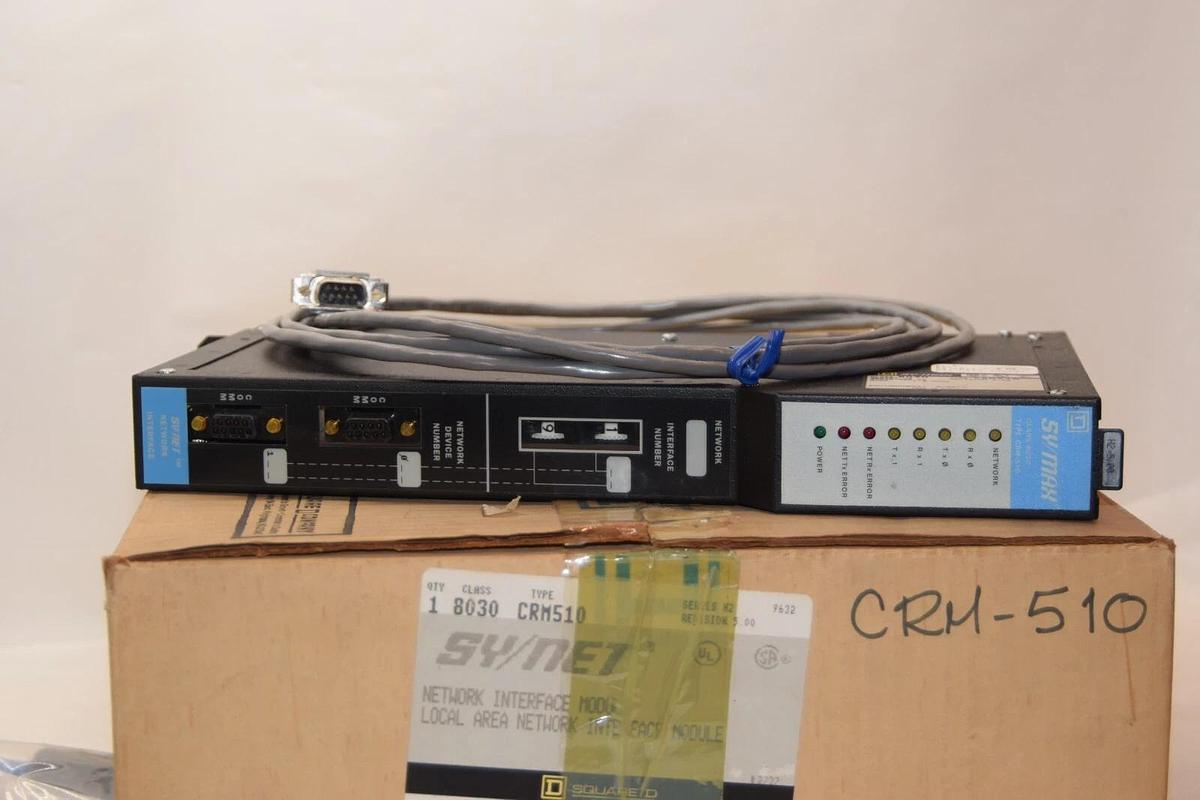 (NEW) SQUARE D 8030 CRM510 Series H2 Rev 5.00 30608-502-50 Interface Module