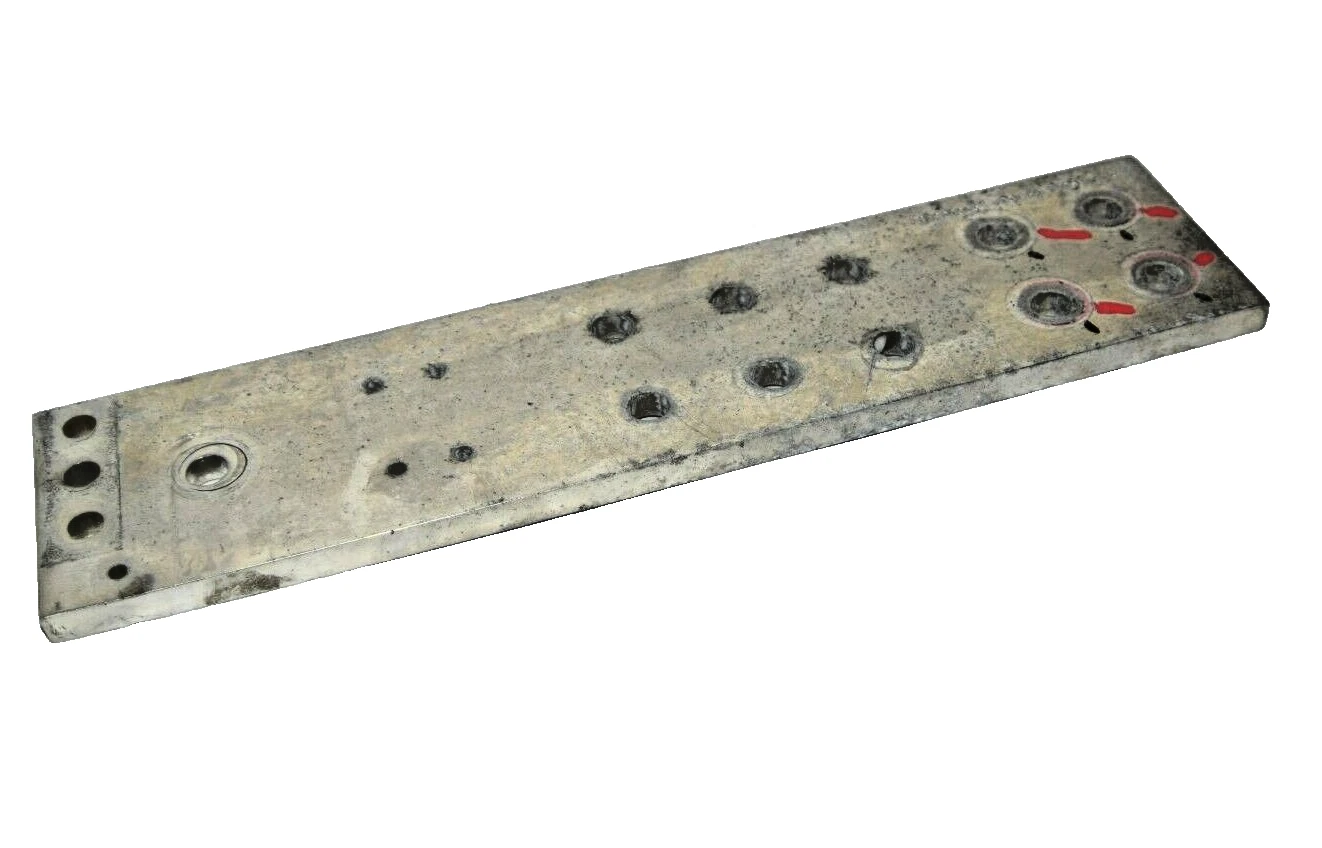 Used Buss Bar For Large Breaker 119200861 A00 RFR 7106 17" x 4" x 1/2"