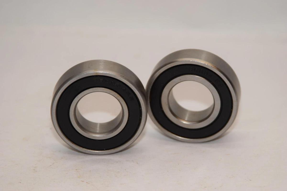 (NEW - Lot of 2) S6004RS S6004 RS Rubber Sealed Bearing
