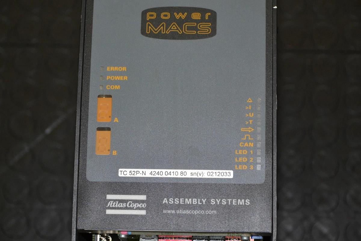 Used ATLAS COPCO POWER MACS DRIVE TC 52P-N TC52PN 4240041080