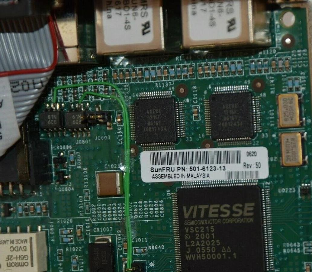 Used Lucent CC 408863686 Compact PCI R2 3U Alarm Card 530-3116-01 FRU Sun 501-6123-13