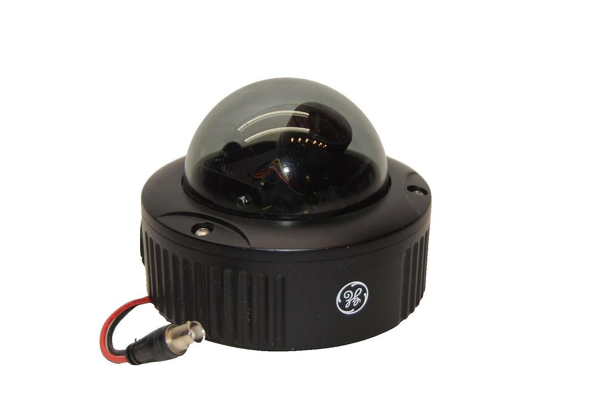 Used GE DR-1500-VFA3-SBB 1/3" Color 480TVL 12Vdc 24Vac 3.5-8.0m Dome Security Camera