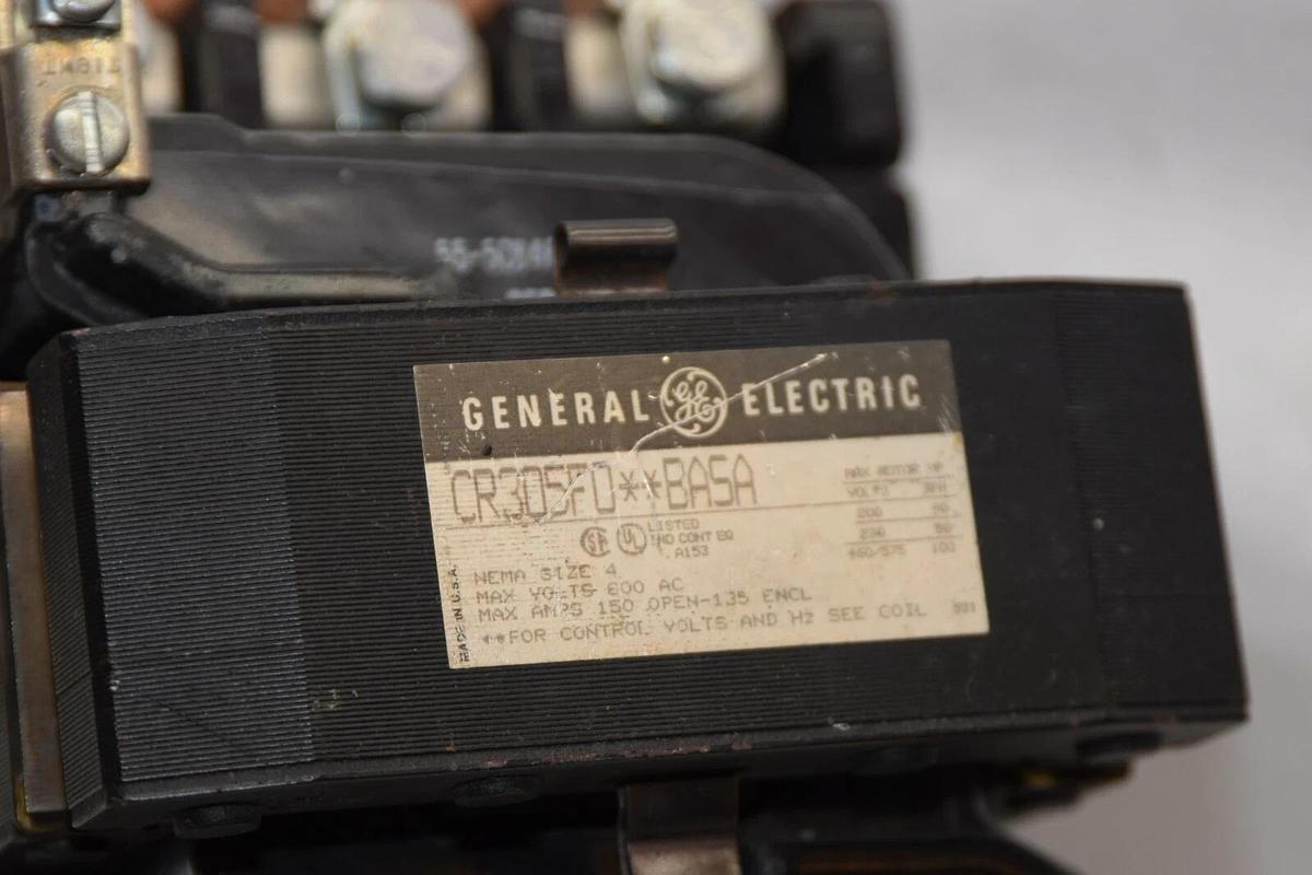GE GENERAL ELECTRIC CR305F0**BASA CR305F004 Size Sz 4 Contactor 460v Coil NEW