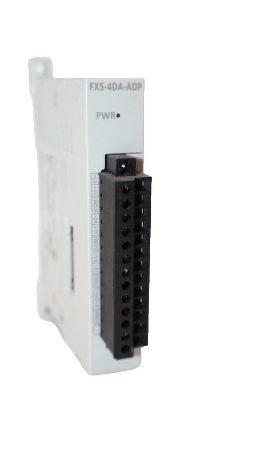 Used Mitsubishi Electric FX5-4DA-ADP , FX54DAADP 24Vdc Programmable Controller