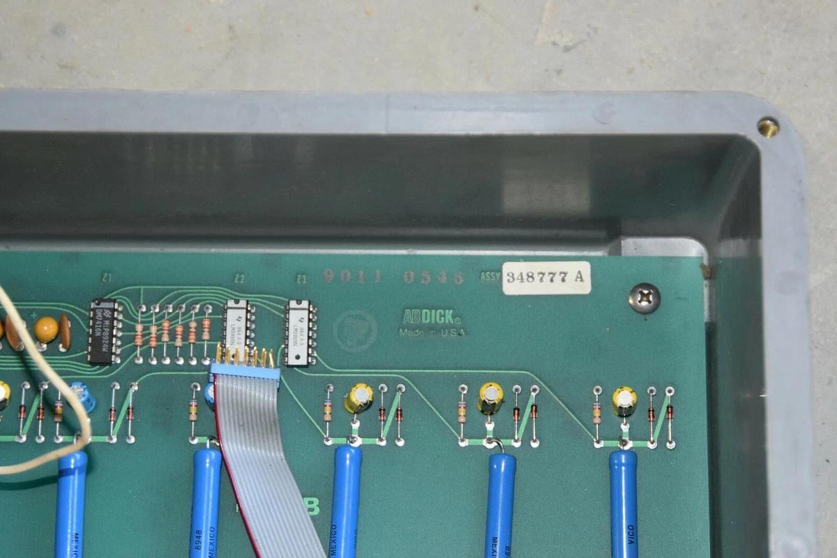 Used AB Dick 348777-A 9011 0548  Power Supply Board 348089-B