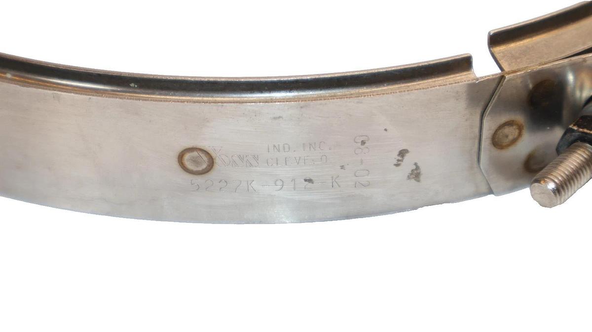 Voss Industries V-Band Clamp Stainless Steel 5227K-912-K , 5227K912K 9" (New)