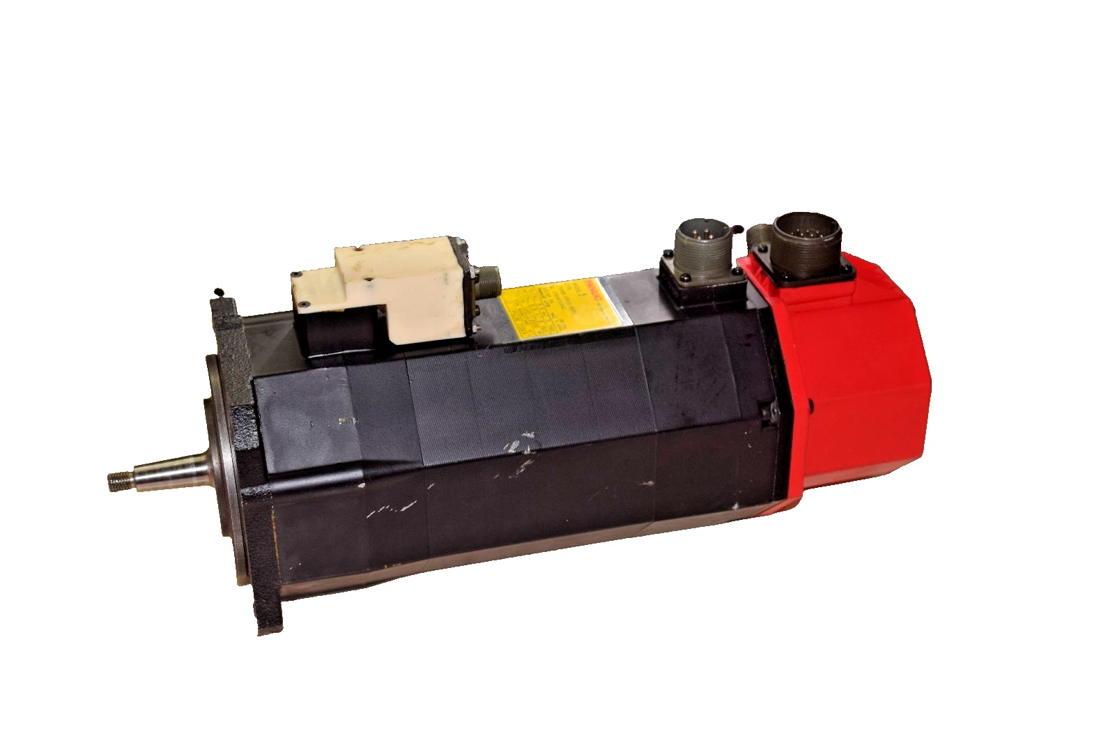 Used FANUC ROBOTICS, AC SERVO MOTOR, Model 5, A06B-0512-B251 Coder A860-0320-T111